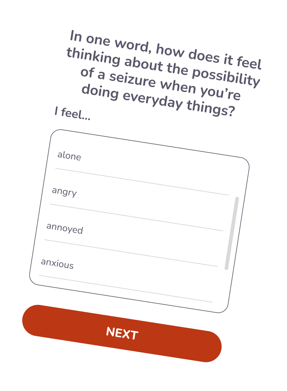 Preview of the tool showing a question with autocomplete options