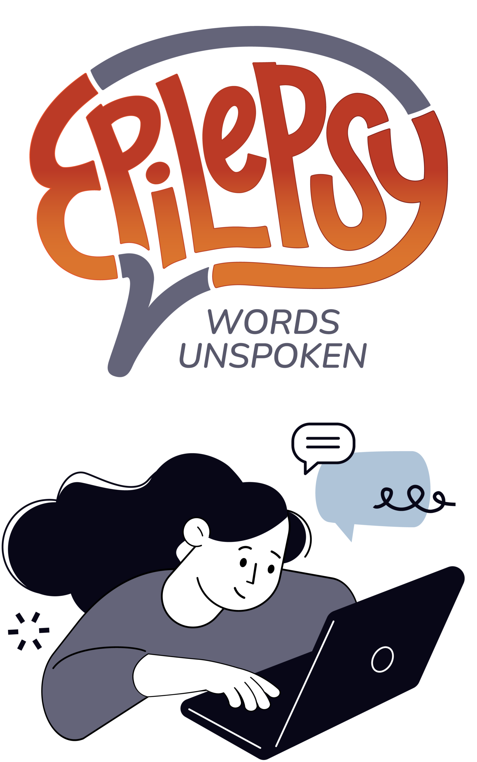Writing unspoken thoughts about seizure uncertainty on a laptop